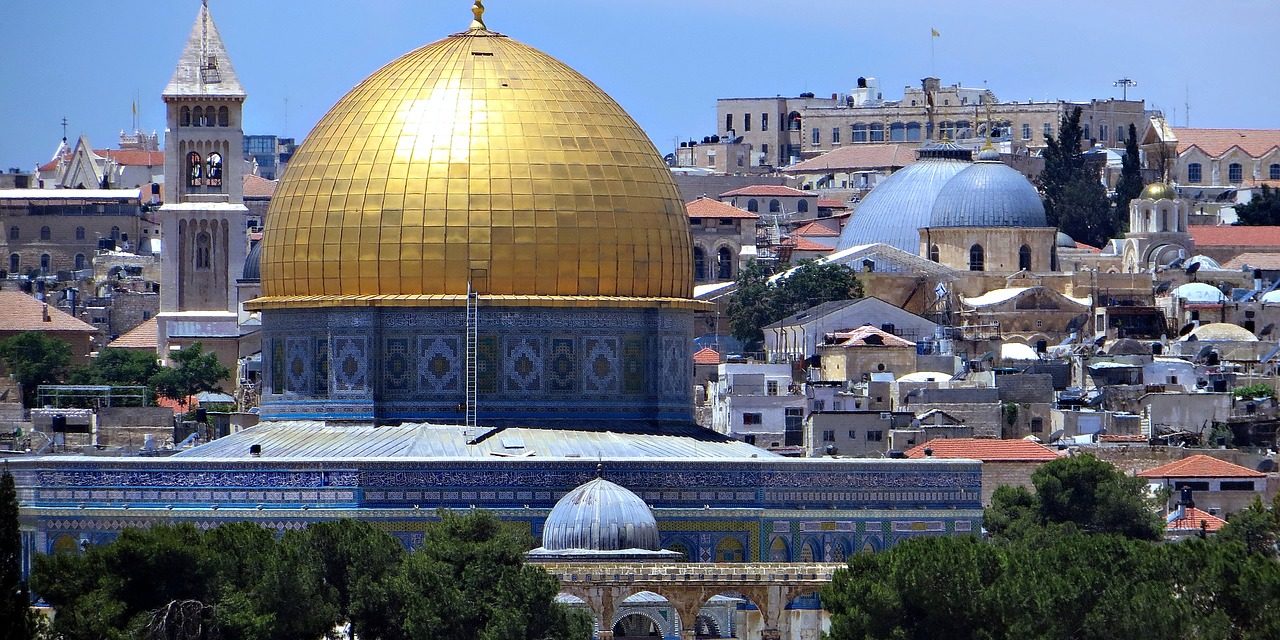 Jerusalem Gold Dome Religion Holy