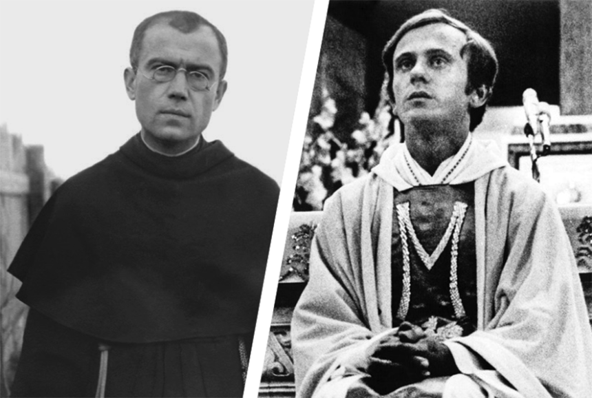 Maksymilian i Jerzy Ojciec Maksymilian i ksiądz Jerzy